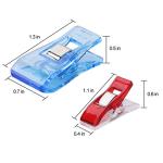 100-Pack Sewing Fabric Clips with Tin Box