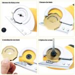 Titanium Rotary Blades for Worx ZipSnip Scissors