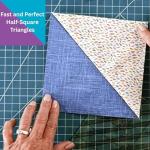 Leaf Stitches Slotted Trimmer Template Ruler for Quilting