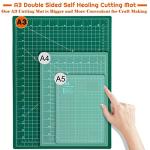 Anezus Double-Sided Self Healing Rotary Cutting Mat