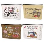 Funny Sewing Makeup Bag for Quilters and Sewists