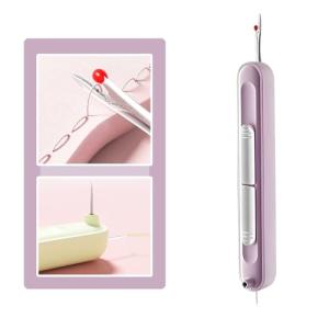 Automatic Needle Threader and Seam Ripper - Purple
