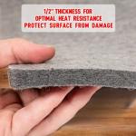 15" x 12" Wool Pressing Mat for Quilters