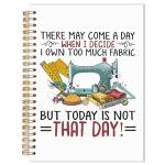 Funny Quilters Notebook for Sewing Lovers