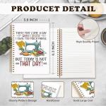 Funny Quilters Notebook for Sewing Lovers