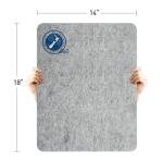 ZOMONETI 18" x 14" Wool Pressing Mat for Quilting