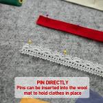 ZOMONETI 18" x 14" Wool Pressing Mat for Quilting