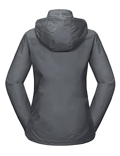 Women's Waterproof Rain Jacket for Hiking & Travel