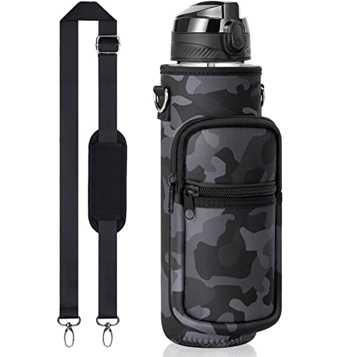 Fimibuke 32 oz Leakproof Water Bottle with Sleeve