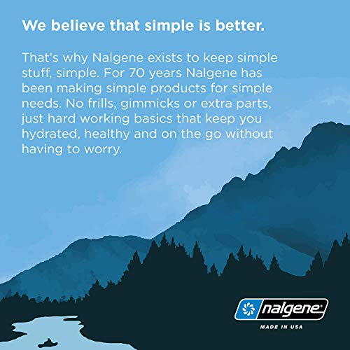 Nalgene 1L WH Sustain Bottle - Cerulean