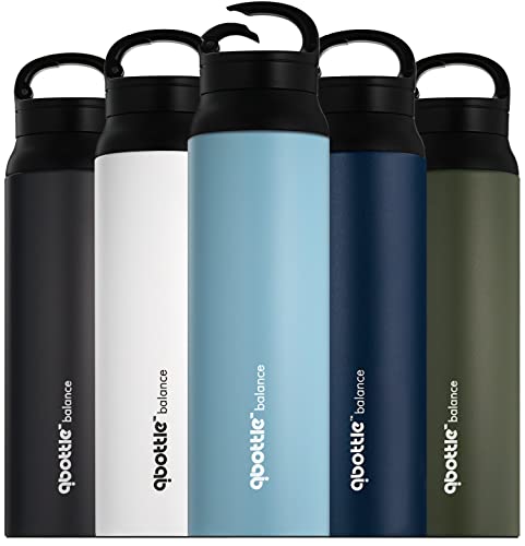 Insulated Stainless Steel Water Bottle with Carabiner