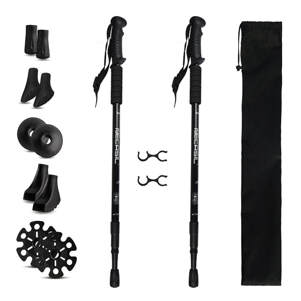iClover Adjustable Hiking Sticks - Durable & Lightweight