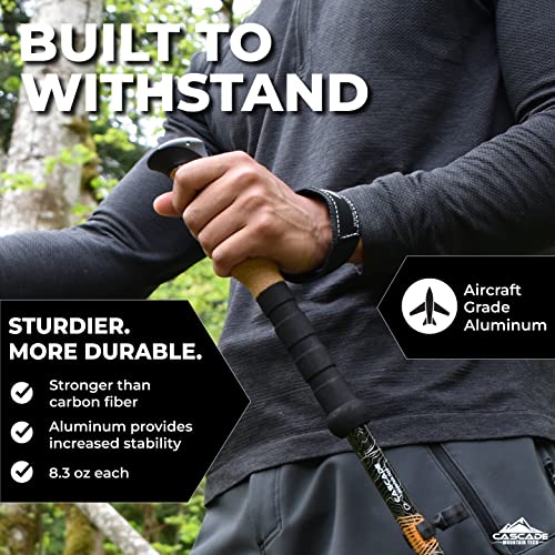Cascade Mountain Tech Aluminum Trekking Poles - Expandable