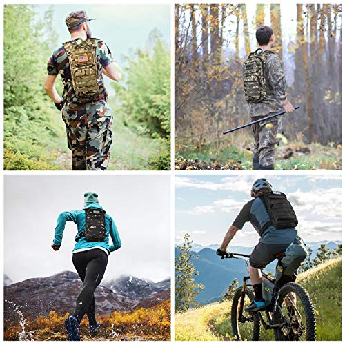 NOOLA Hydration Backpack for Hiking, Biking, Running (Black)