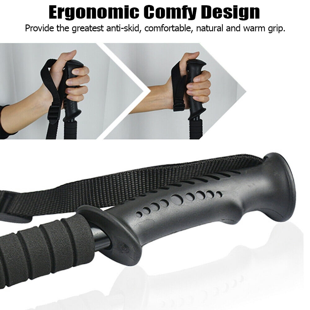 iClover Adjustable Hiking Sticks - Durable & Lightweight