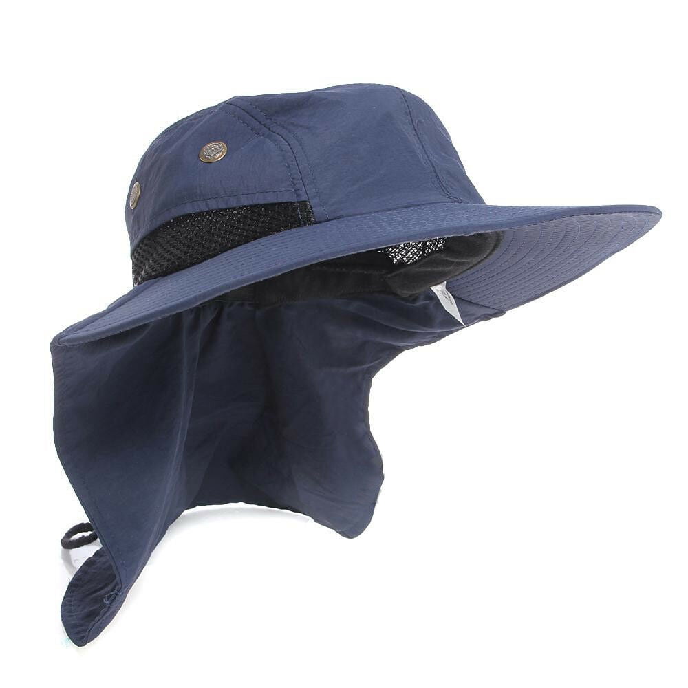 Hiking Fishing Hat with Sun Flap and Ear Cover
