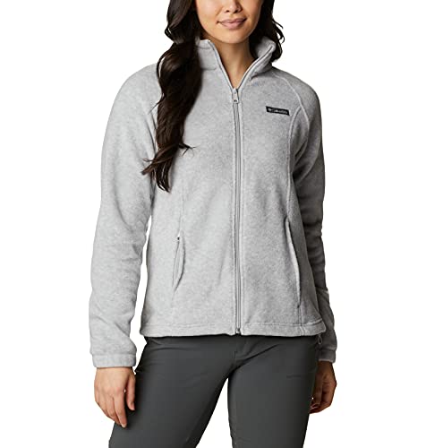 Columbia Women's Benton Springs Full Zip, Heather Grey