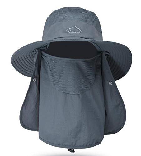 Hiking Hat with UV Protection and Neck Flap