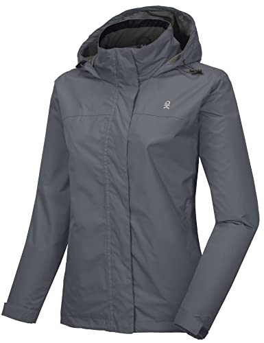 Women's Waterproof Rain Jacket for Hiking & Travel