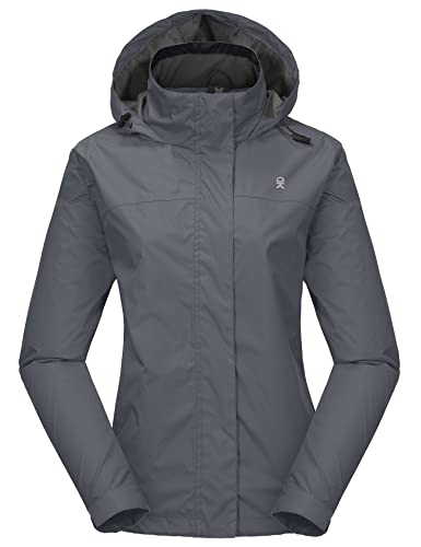 Women's Waterproof Rain Jacket for Hiking & Travel