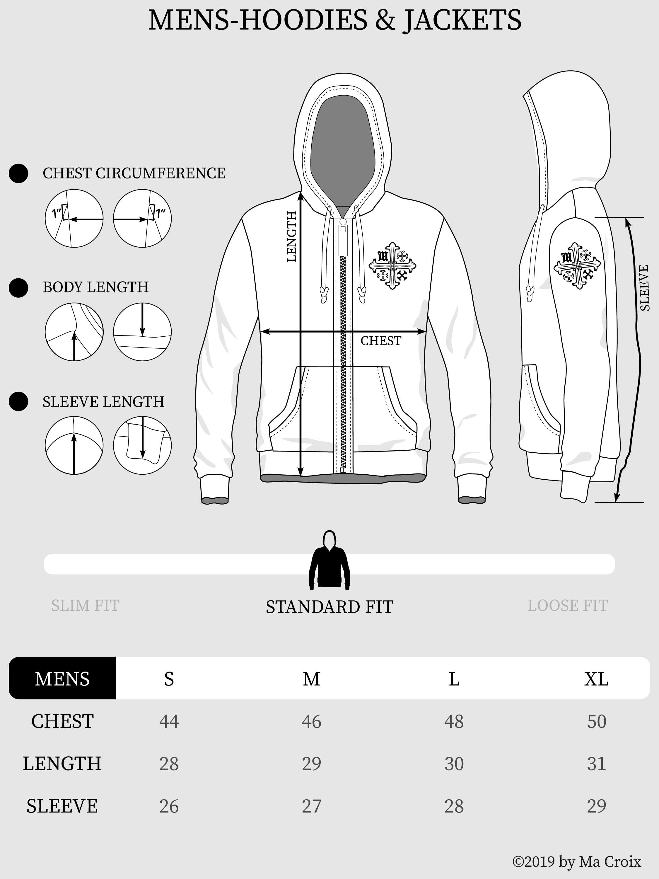 Men's Lightweight Puffer Hiking Parka by Ma Croix