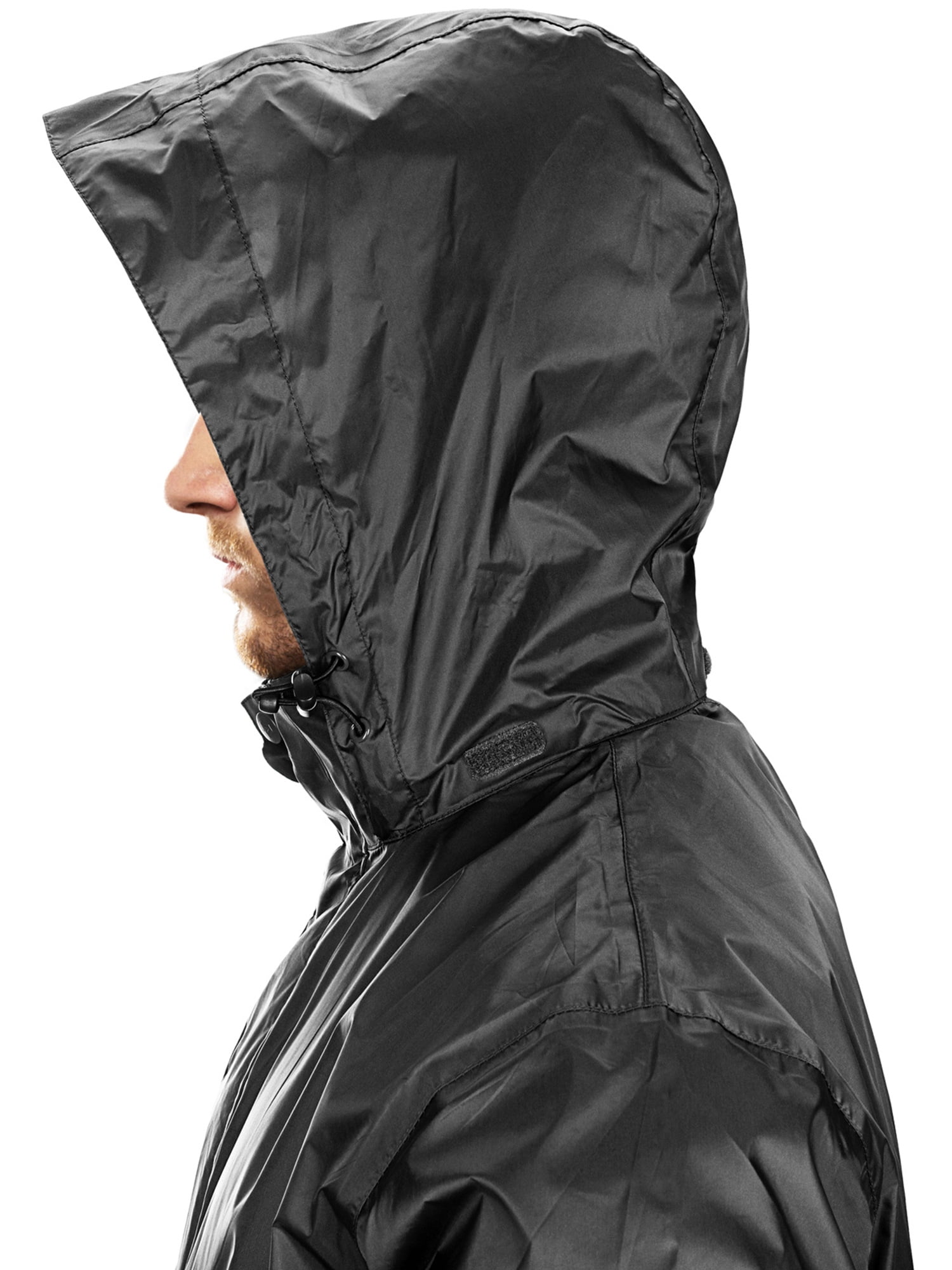 Men's Packable Waterproof Rain Jacket for Hiking