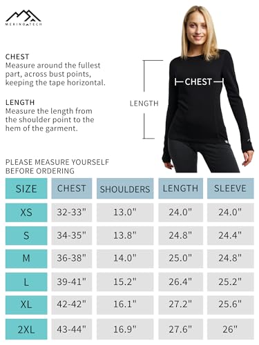 Merino Wool Base Layer Set for Women