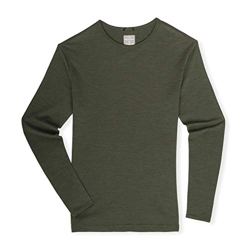 MERIWOOL Mens Base Layer - Midweight Merino Wool Shirt