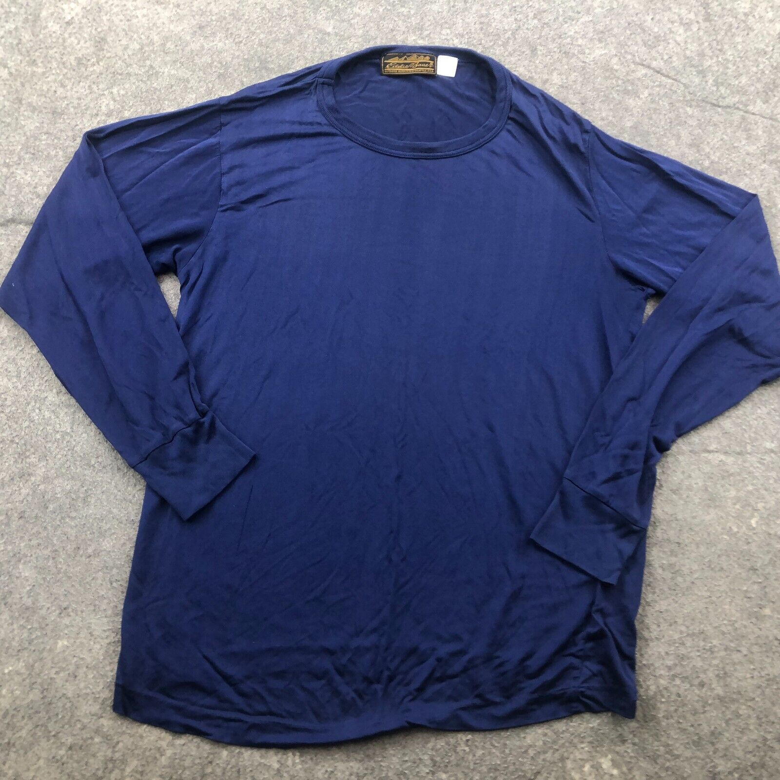 Eddie Bauer Men's Blue Hiking Base Layer Shirt