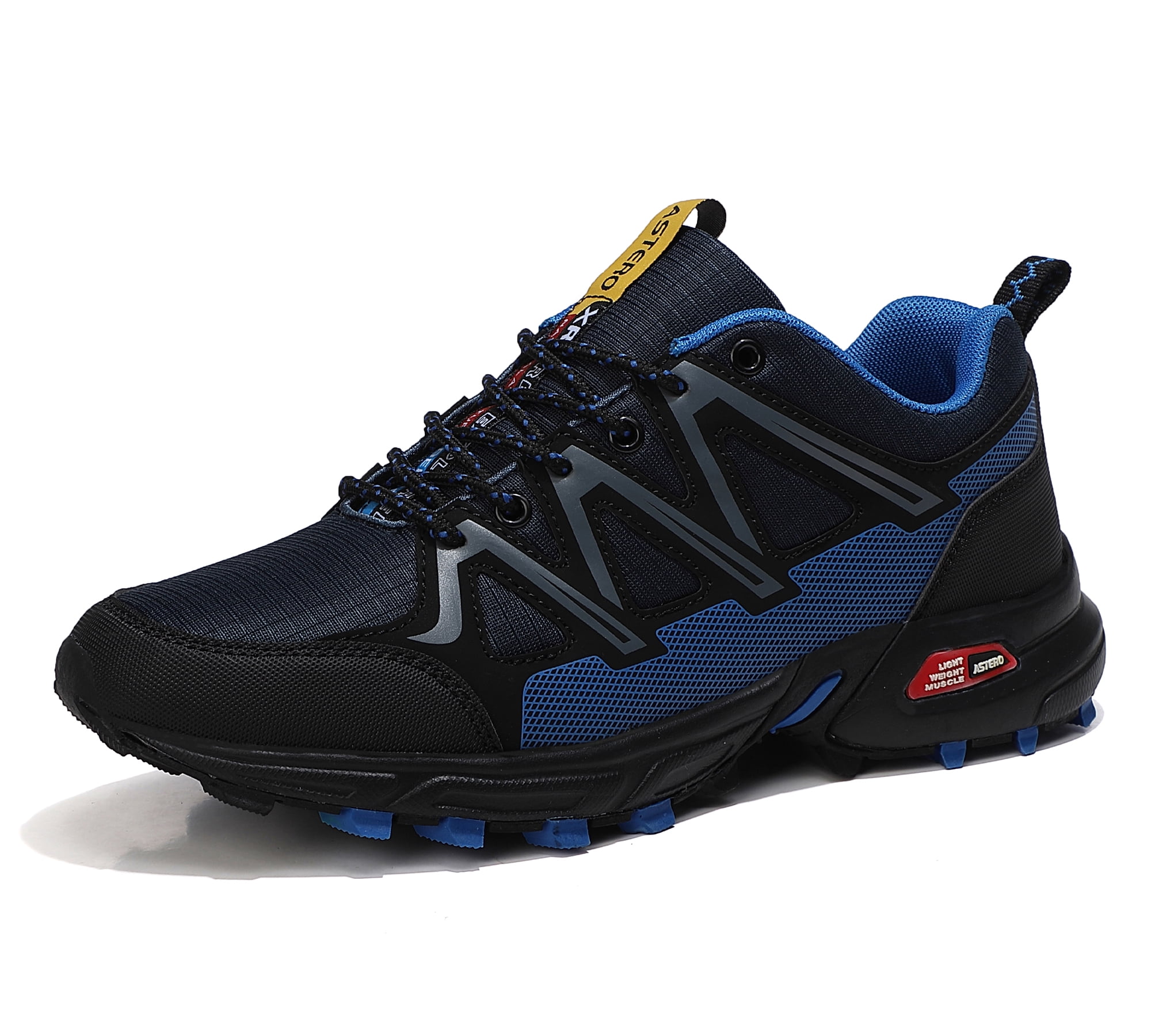 TOPIO Men's Breathable Lace Up Hiking Shoes