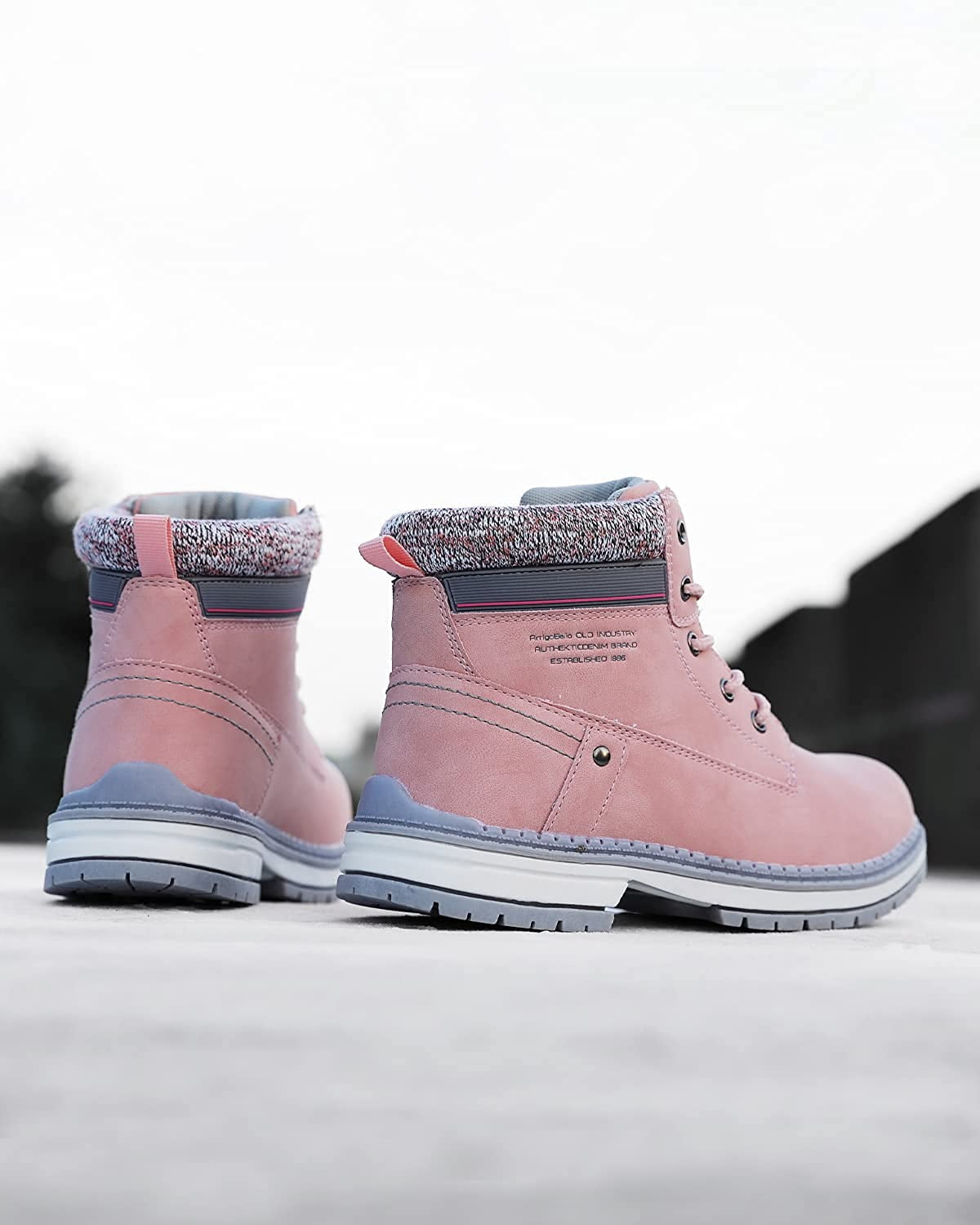 Arrigo Bello Women's Outdoor Hiking Boots - Pink