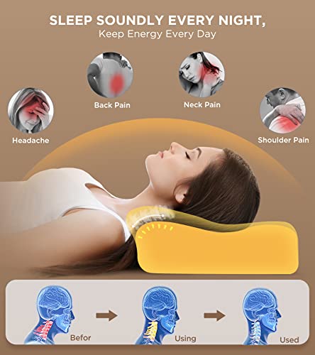 Adjustable Neck Pillow for Pain Relief and Support