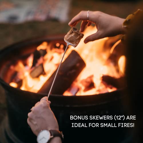 Large White Marshmallows with Roasting Sticks - 2 Pounds