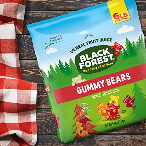Black Forest Gummy Bears Candy, 6lb Bag