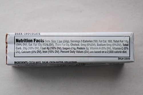 Trader Joe's Belgian Dark Chocolate Bars 3 Variety Pack - 9 Bars, 1.7 oz