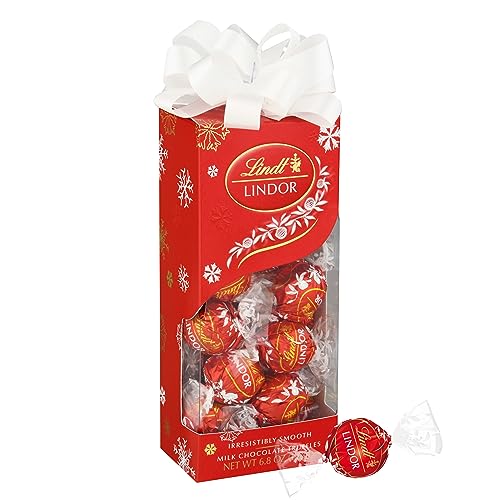 Lindt Milk Chocolate Truffles Gift Box, 6.8 oz