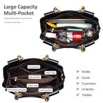 Nicole & Doris Black Patent Leather Hobo Tote