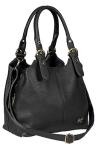Mabel London Amelia Black Multi-Compartment Handbag