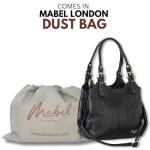 Mabel London Amelia Black Multi-Compartment Handbag