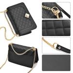 Stylish Quilted Crossbody Bag with Chain Strap