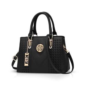 Nicole&Doris Elegant Women's Handbags - Black Crossbody Style