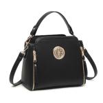 Miss Lulu Black Crossbody Handbag for Women