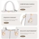 FORRICA Elegant Women's Shoulder Handbag - White