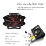 Nicole&Doris Elegant Women's Handbags - Black Crossbody Style