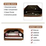 Gladdon Brown Hobo Bag and Wallet Set