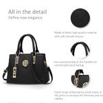 Nicole&Doris Elegant Women's Handbags - Black Crossbody Style