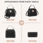 Miss Lulu Black Crossbody Handbag for Women