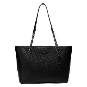 COACH Cammie Black Chain Tote Handbag
