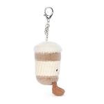 Amuseable Coffee-To-Go Bag Keychain by Jellycat