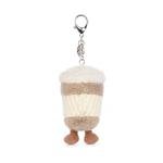 Amuseable Coffee-To-Go Bag Keychain by Jellycat